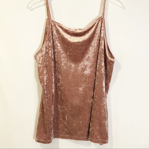 Liquid by Sioni Crushed Velvet Tank Size XL - Picture 2 of 4
